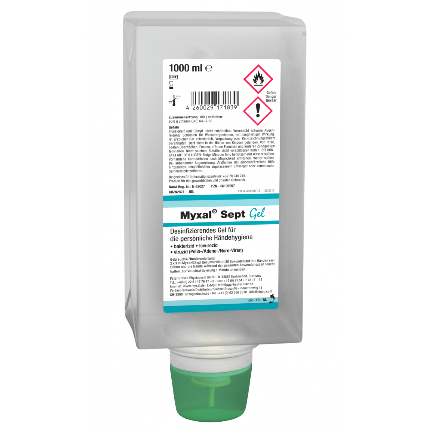 Гель MYXAL SEPT GEL 1000 мл